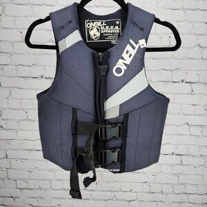 O'Neill Blue Reactor Vest USCG Life Jacket Ski Wakeboard Youth Large/Adult XXS
